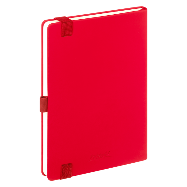 Ежедневник Alpha недатированный, красный/серый