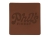 ПАТЧ КВАДРАТ soft-touch (коричневый ) 5,5 х 5,5 см