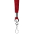 Лента с карабином Colorplan, красная