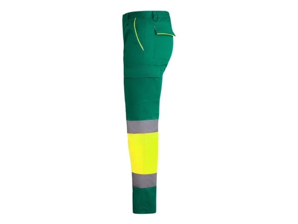 Брюки "Enix" мужские, лиственный/неоновый желтый