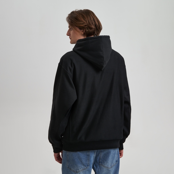 Худи релакс унисекс ADVENTURE, черный, размер 3XL/4XL