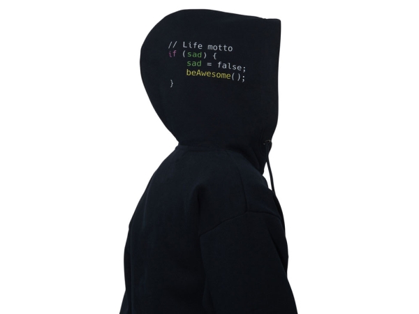 Худи «Hamburg», унисекс, черный, ДТФ текстиль