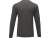 Ponoka мужская футболка из органического хлопка, длинный рукав, storm grey