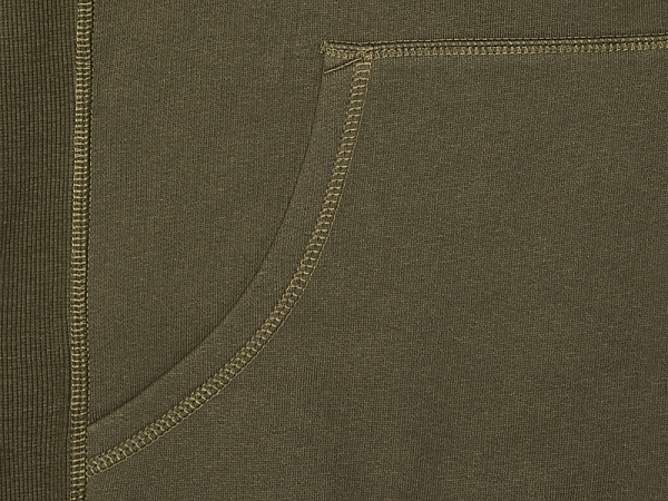 Толстовка «Арора» мужская с капюшоном, зеленый лесной