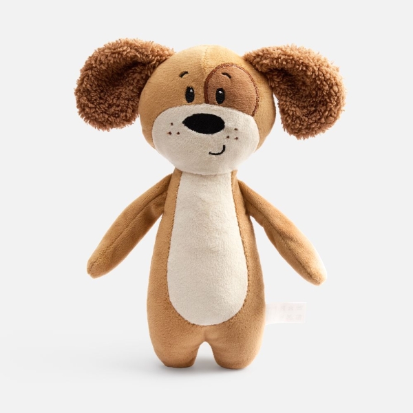 Мягкая игрушка Beastie Toys, собачка с белым шарфом