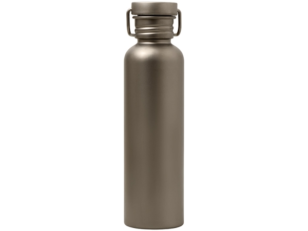 Бутылка для воды из титана "Titan", 750ml, темно-серый