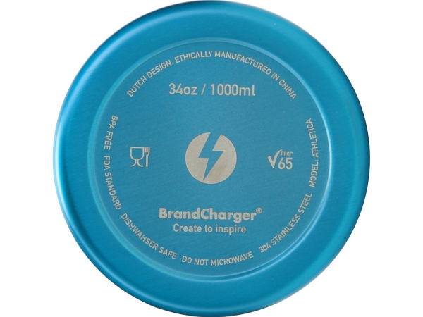 Бутылка для воды «Athletica», 1000 мл, нержавеющая сталь, синий