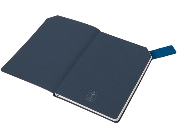 Блокнот А5 в гибкой обложке "Chaplin", синий