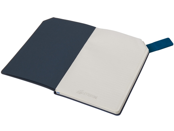 Блокнот А5 в гибкой обложке "Chaplin", синий