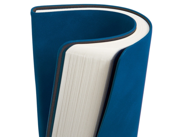 Блокнот А5 в гибкой обложке "Chaplin", синий