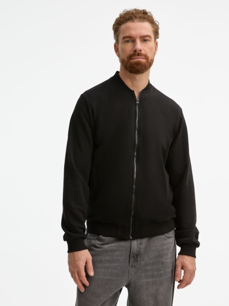 Бомбер унисекс Townie, черный