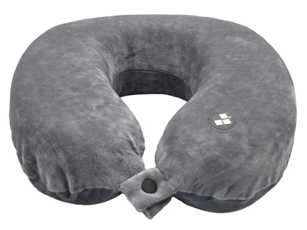 Подушка для путешествий с эффектом памяти Мемо "Drowsy" Grey