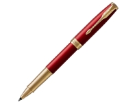 Ручка роллер Parker Sonnet  Lacquer Intense Red GT, стержень: F, цвет чернил: black, в подарочной упаковке Ручка роллер Parker Sonnet  Lacquer Intense Red GT, стержень: F, цвет чернил: black, в подарочной упаковке