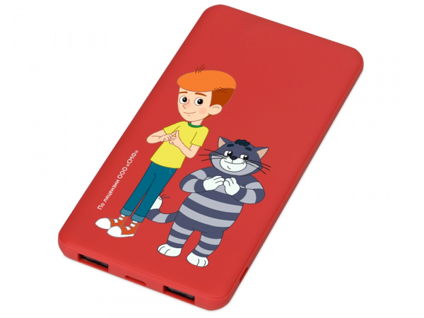 Внешний аккумулятор "Простоквашино", 5000 mAh, красный