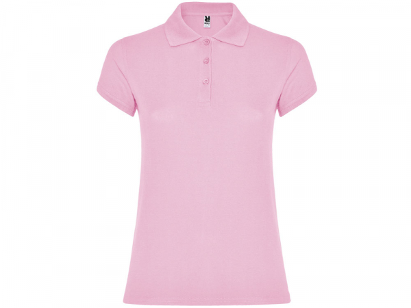 Рубашка поло "Star" женская, светло-розовый