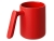 Кружка матовая с прямой ручкой "Axio", 360 мл, красный