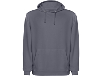 Толстовка с капюшоном «KENIA» унисекс, серо-голубой выстиранный