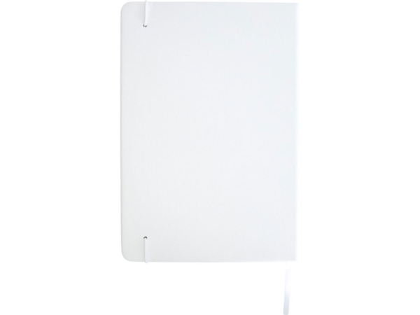 Набор Legato Elegance из блокнота формата А5 в твердой обложке и ручки-роллера, белый/белый