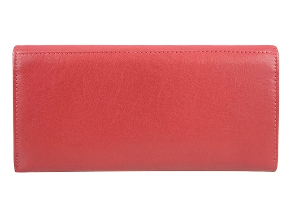 Кошелёк BUGATTI Vertice, красный, натуральная воловья кожа, 19,2х3х9,3 см