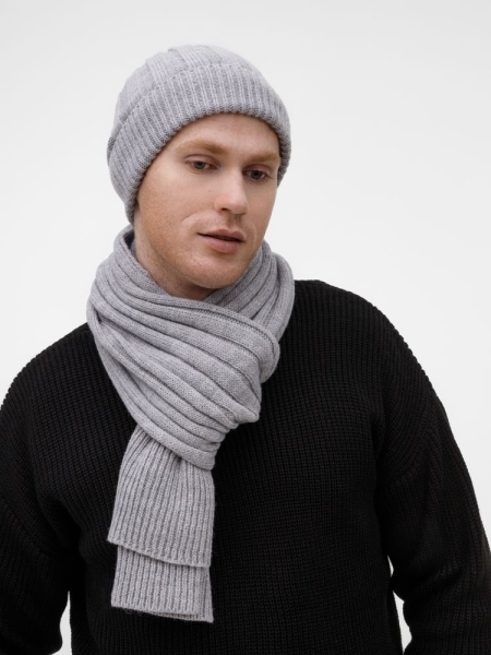 Шапка Bellish, светло-серый меланж