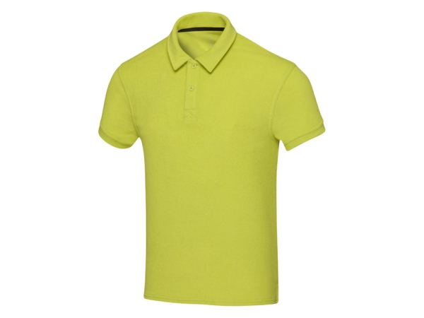 Рубашка поло унисекс "Akoya" из переработанного махрового материала - Лайм