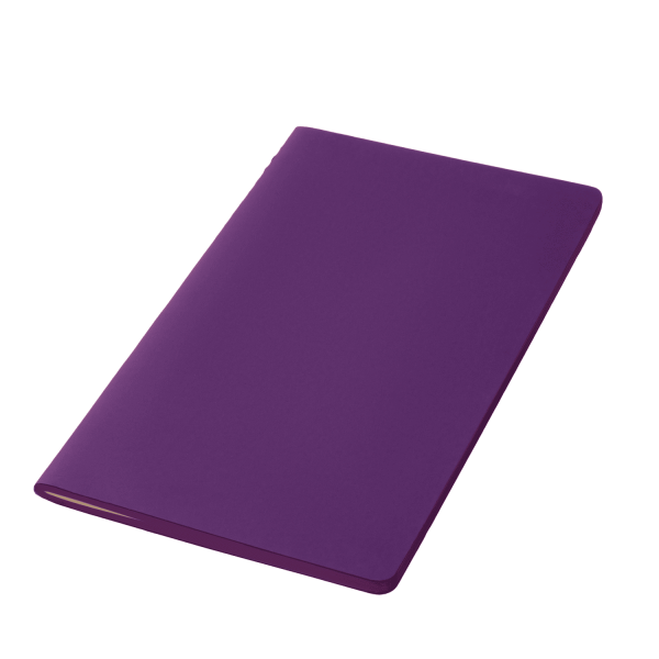 Блокнот Alpha slim, фиолетовый