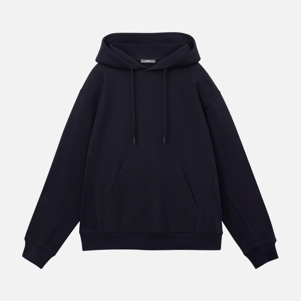 Худи релакс унисекс ADVENTURE, темно-синий, размер XS/S