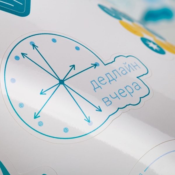 Наклейки из ПВХ Sticker Pack на заказ, M