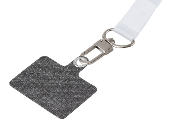 Ланъярд 2,5 см под сублимацию с трендовым карабином и большим держателем для телефона из ПЭ