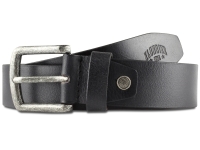 Ремень KLONDIKE Creek, односторонний, натуральная воловья кожа, цвет чёрный, 120 х 4 см