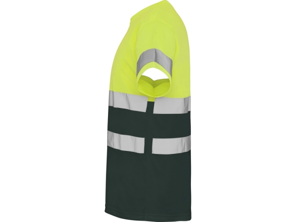 Футболка "Delta" мужская, свинцовый/неоновый желтый