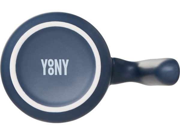 Кружка матовая с прямой ручкой "Axio", 360 мл, темно-синий