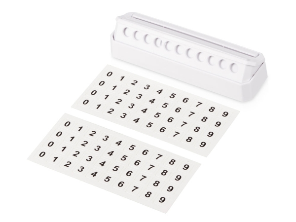 Табличка «Tempark» с номером телефона для временной парковки, белый