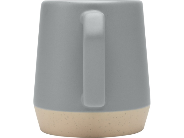 Dolce керамическая кружка объемом 300 мл с матовой отделкой, серый