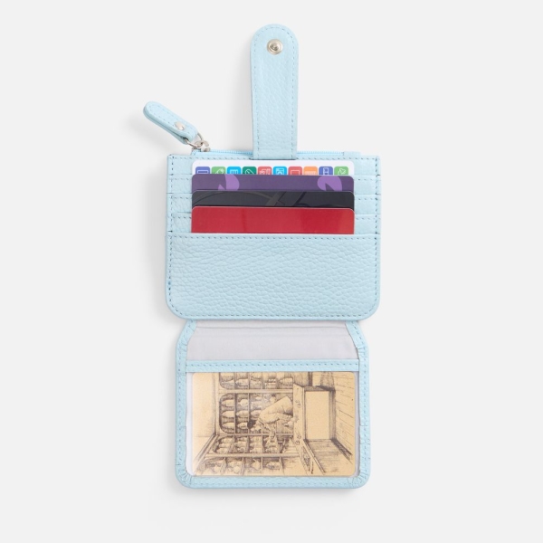 Картхолдер на молнии Unison, голубой