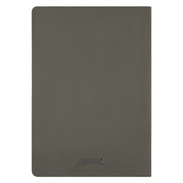 Ежедневник Latte soft touch недатированный, серый/красный