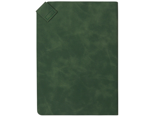 Блокнот А5 в гибкой обложке "Chaplin", зеленый