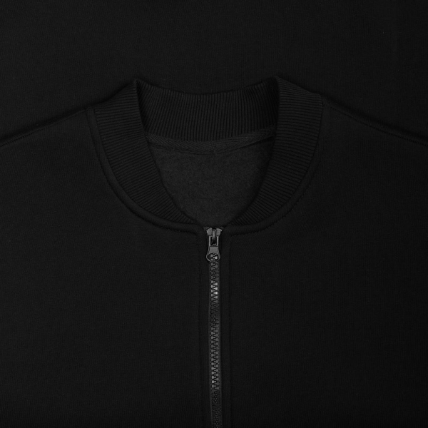 Бомбер унисекс Estado, черный