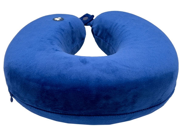 Подушка для путешествий с эффектом памяти Мемо "Drowsy" Royal Blue