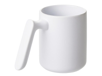 Кружка матовая с прямой ручкой "Axio", 360 мл, белый
