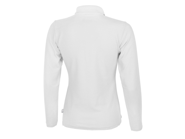 Рубашка поло Point женская с длинным рукавом, белый