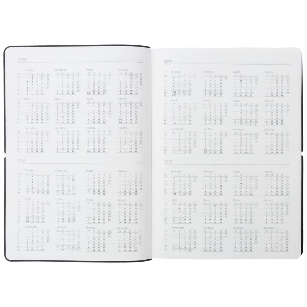 Ежедневник Folks, недатированный, синий