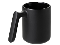 Кружка матовая с прямой ручкой "Axio", 360 мл, черный