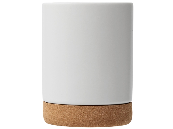 Кружка 450 мл с пробковым дном "Корк & Бон", белый