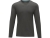 Ponoka мужская футболка из органического хлопка, длинный рукав, storm grey
