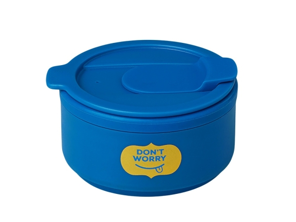 Силиконовый складной стакан «GoCup», синий индиго, тампопечать