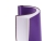 Блокнот А5 "Scribe", гибкая обложка, 96 листов 80 гр/м2 , фиолетовый