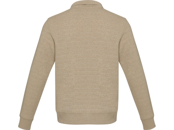 Tin унисекс-свитер с молнией на четверть из переработанных материалов Aware™ - Oatmeal