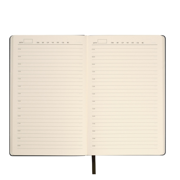 Ежедневник Star недатированный, черный (без упаковки, без стикера)