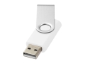 Флеш-карта "Rotate" USB 2.0 на 2 Гб, белый